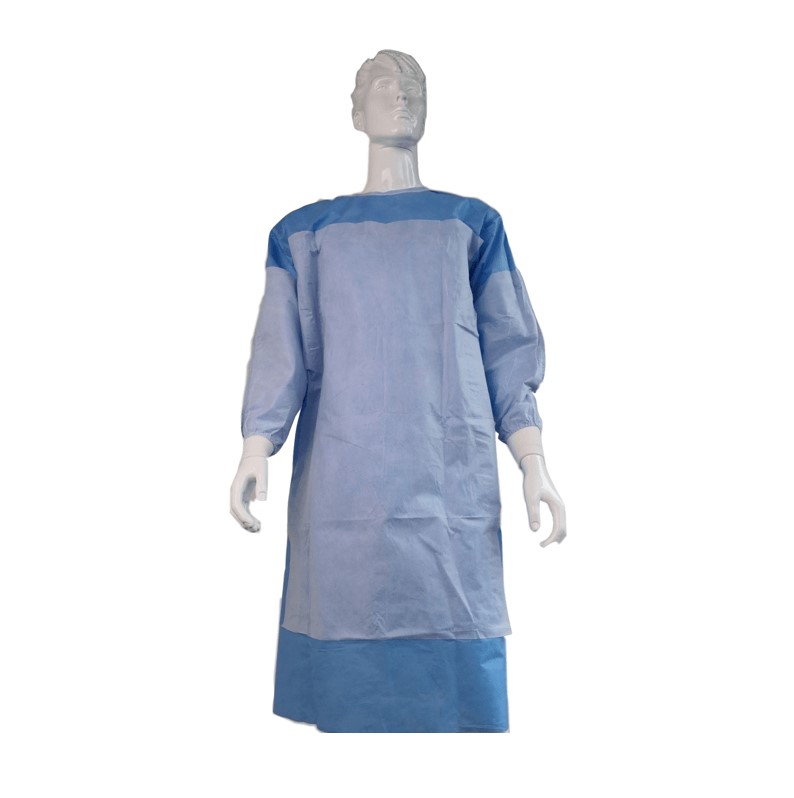 Disposable sterile reinforced surgical gown Standard brand 50GSM